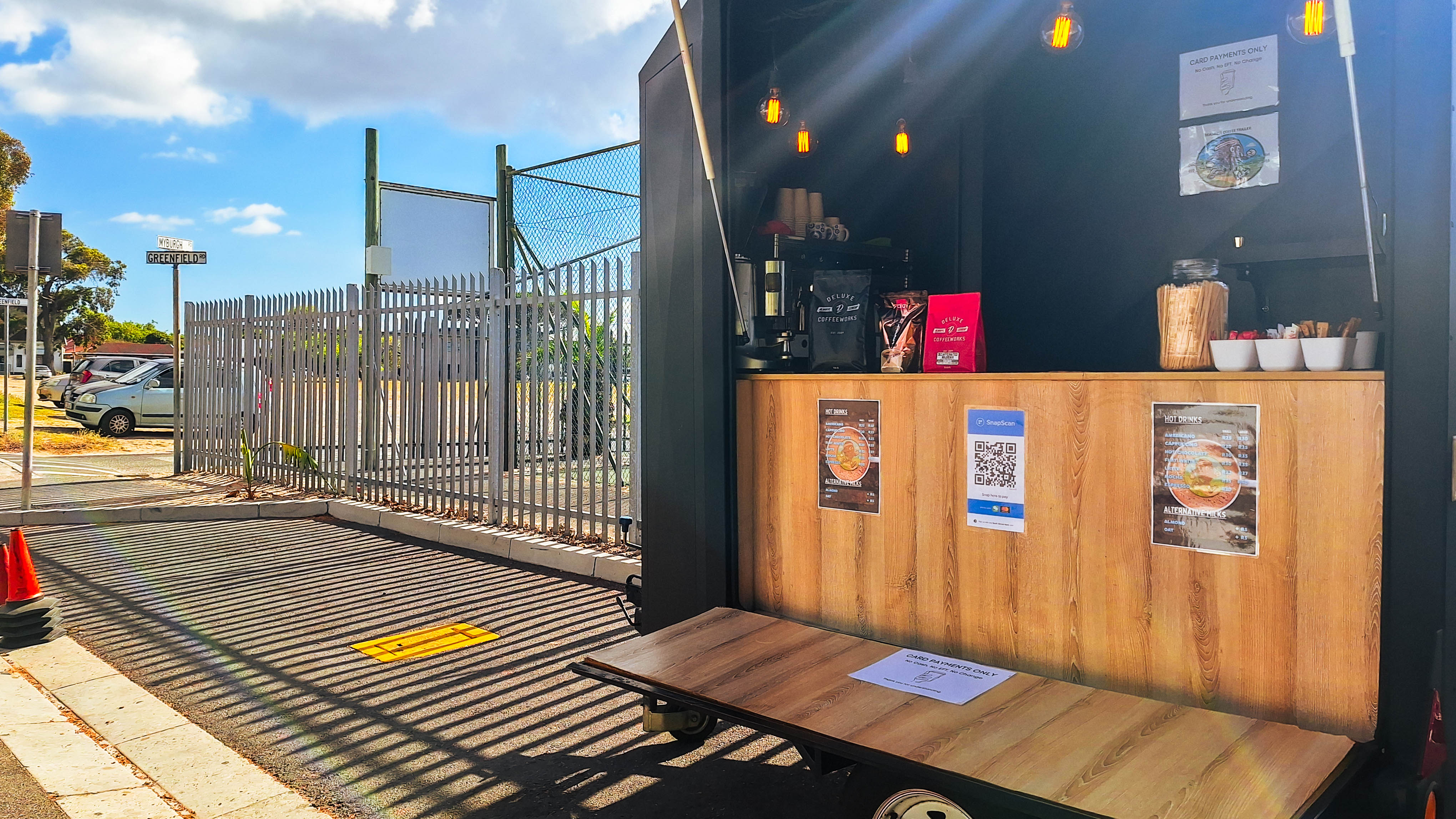 School event coffee trailer