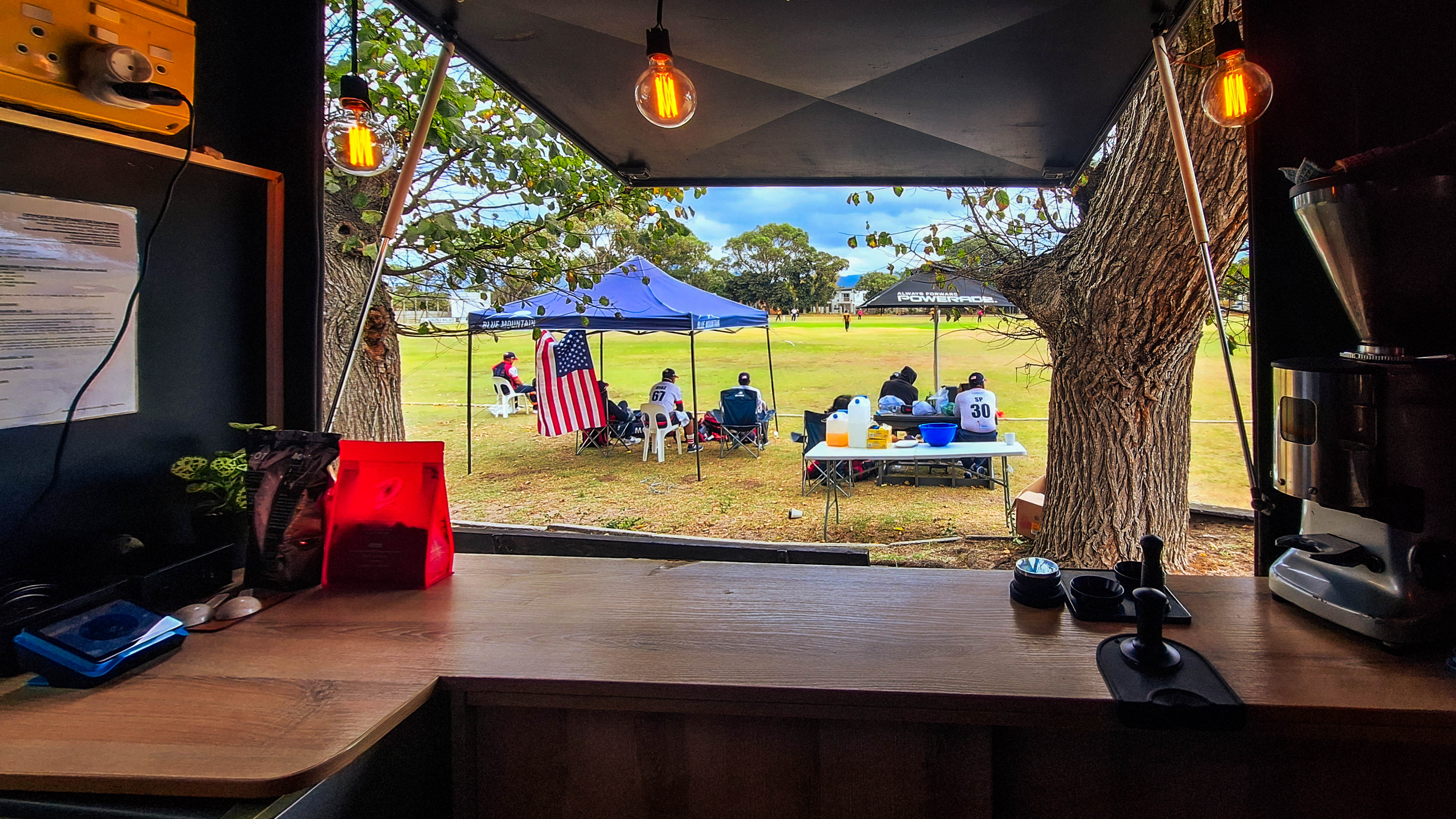 Sports day coffee setup